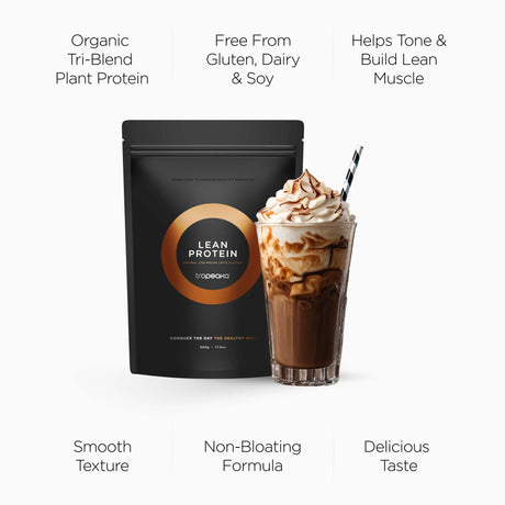 Tropeaka Lean Protein Iced Mocha Latte 500g