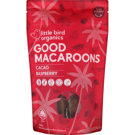 Little Bird Organics Macaroons Cacao 125g