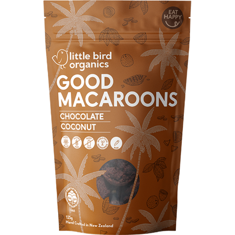 Little Birds Organics Macaroons Choco Coconut 125g