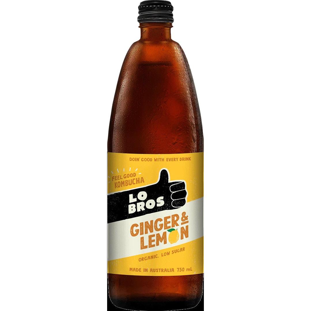 Lo Bros Kom Ginger Lemon 750ml