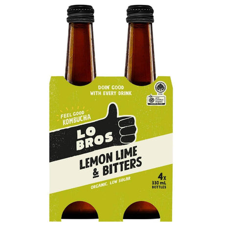 Lo Bros Kombucha Lemon Bitter 4x250
