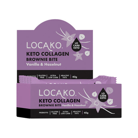 Locako Collagen Brownie Bite Hazelnut 40g