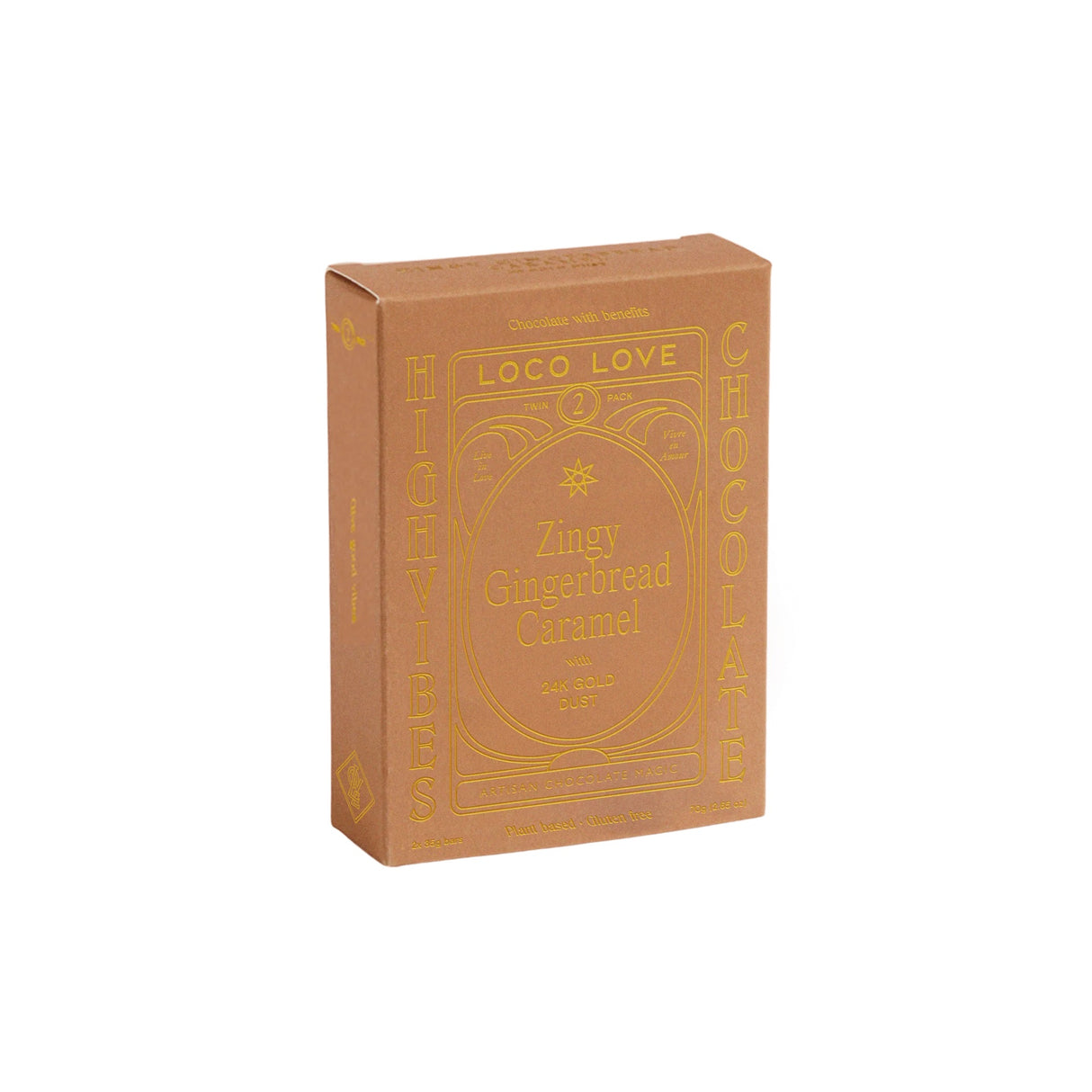 Loco Love Zingy Ginger Caramel Twin pack 70g