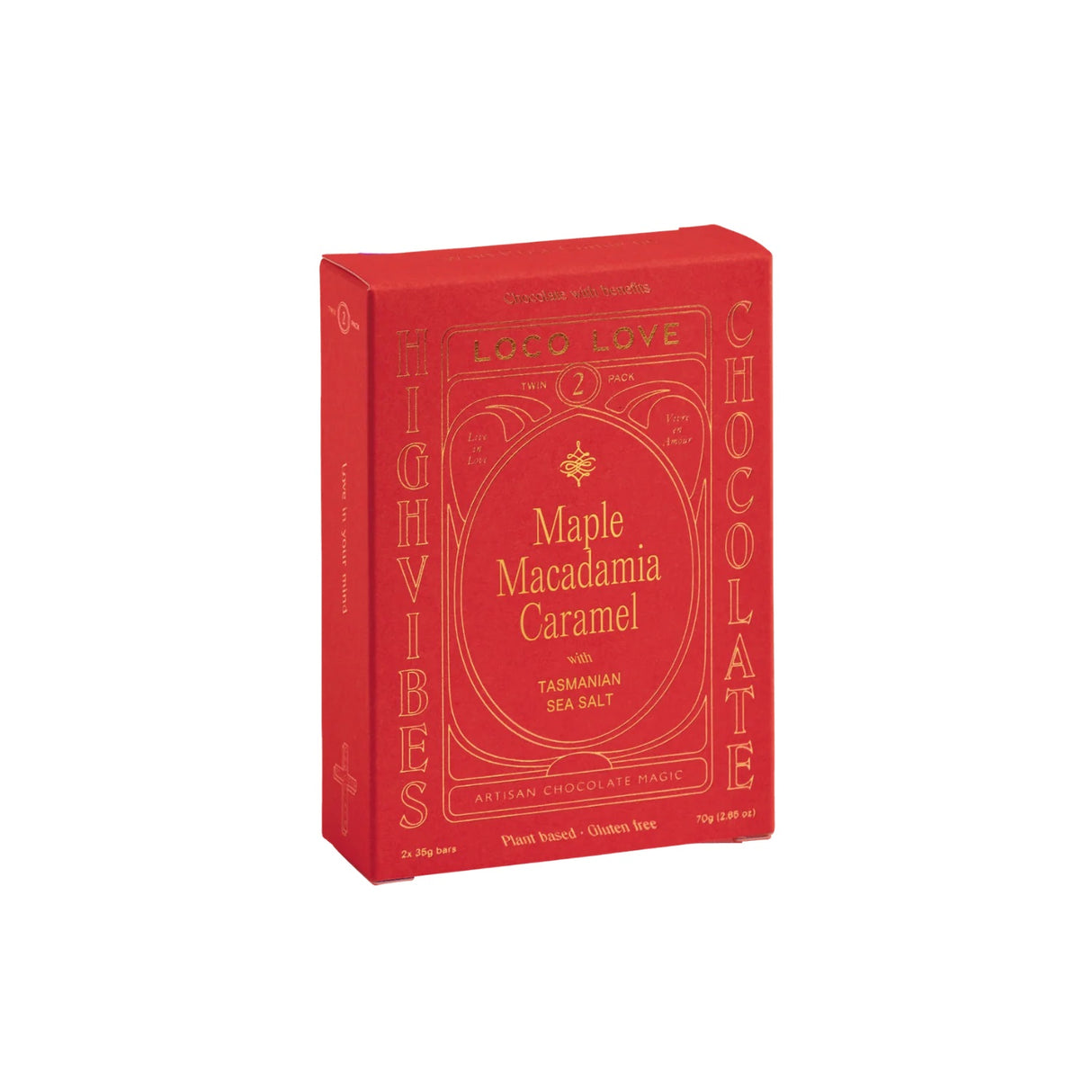 Loco Love Twin Pack Maple Macadamia Caramel 70g