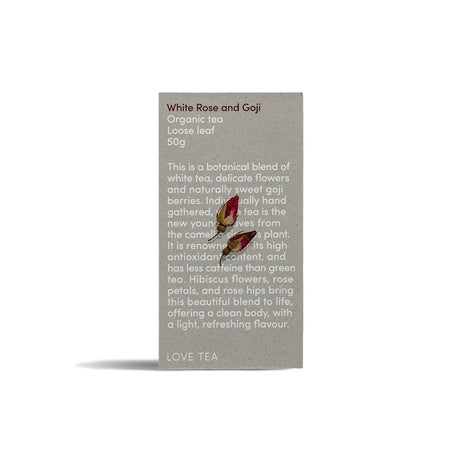 Love Tea Love Tea Wht Rose Goji Loose 50g