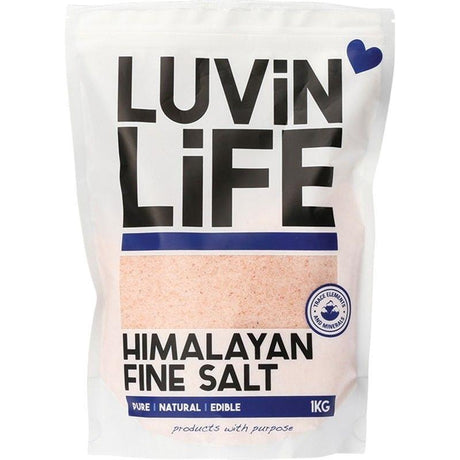 Luvin Life Himalayan Salt Fine 1Kg