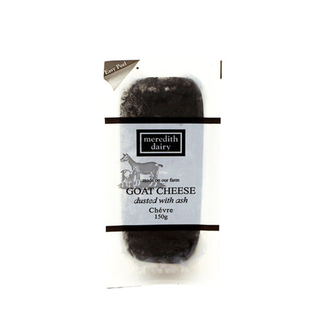 Meredith Dairy Goat Cheese Fresh Chevre Dusted with Ash 150g