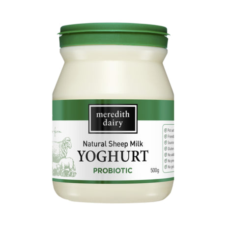 Meredith Dairy Natural Sheep Milk Yoghurt Probiotic 500g
