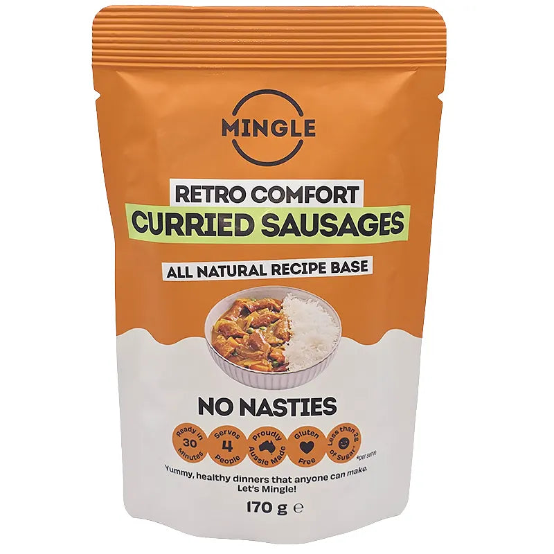 Mingle Curried Sausages Recipe Base Sauce 170g