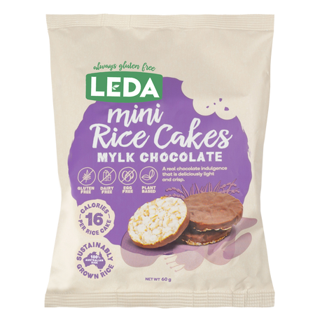 Mini Rice Cakes Mylk Choc 60g