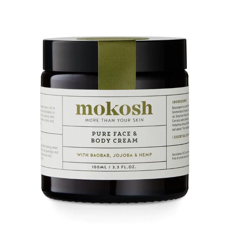 Jar of Mokosh Pure Face Body Cream 100ml