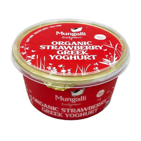 Mungalli Greek Yoghurt Strawberry 375g