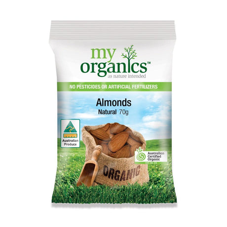 My Organic Almonds Natural 70g