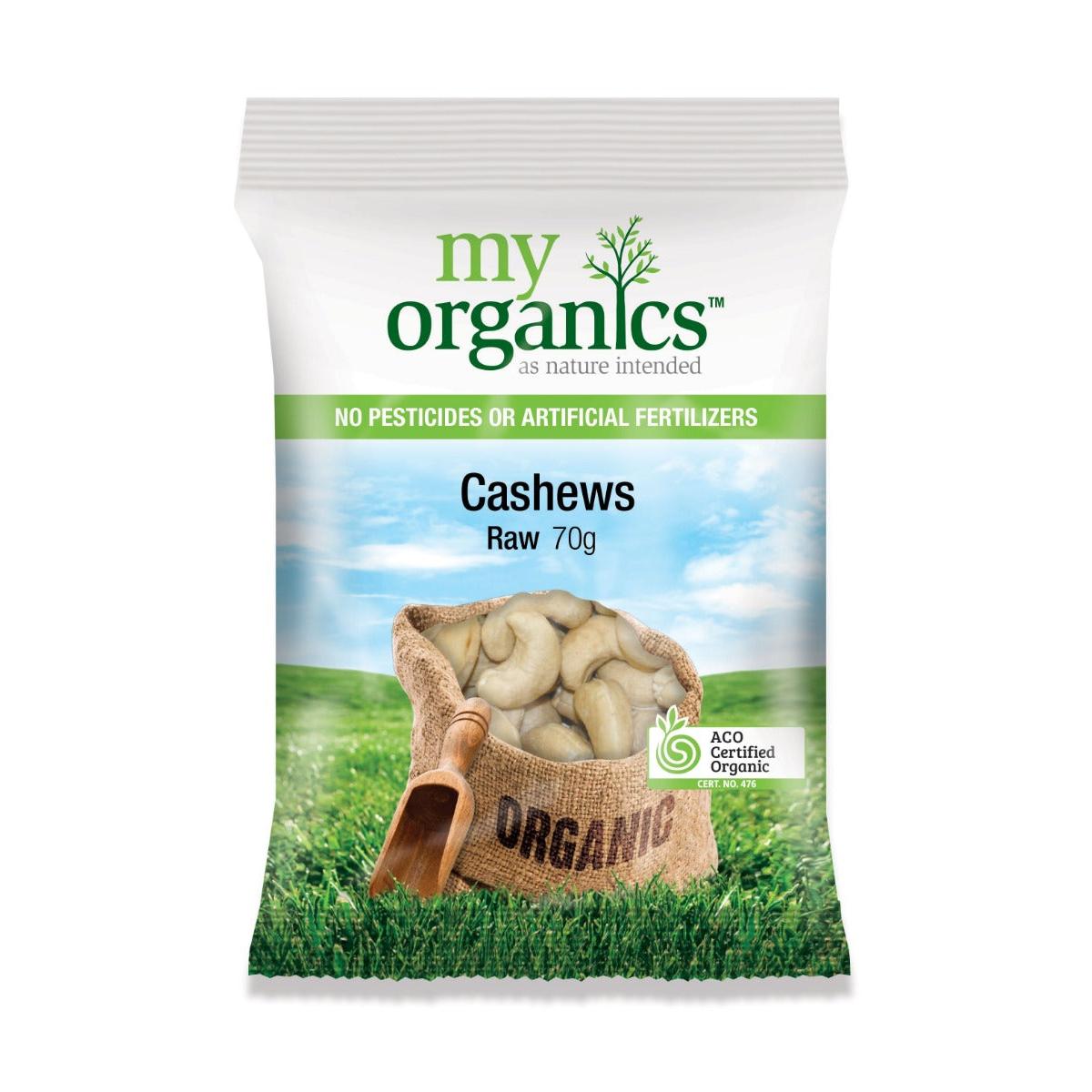 My Organic Cashews 70g