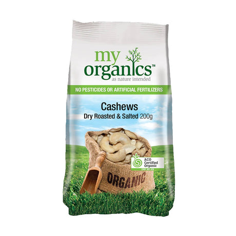 My Organic Cashews Dry R&S 200g