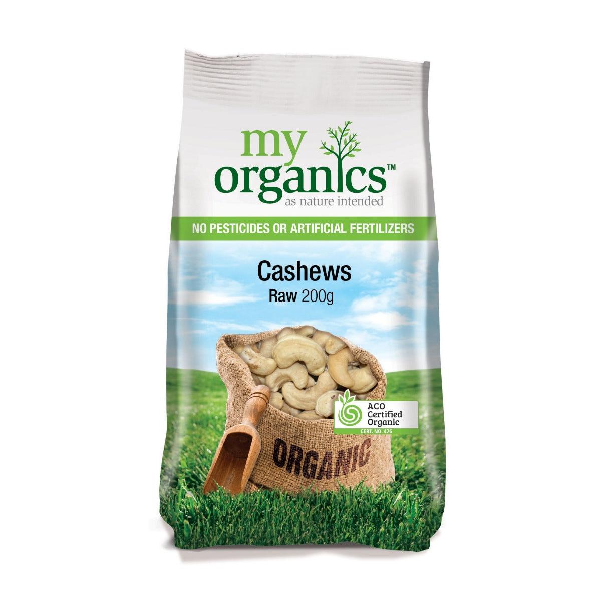 My Organic Cashews Raw 200g