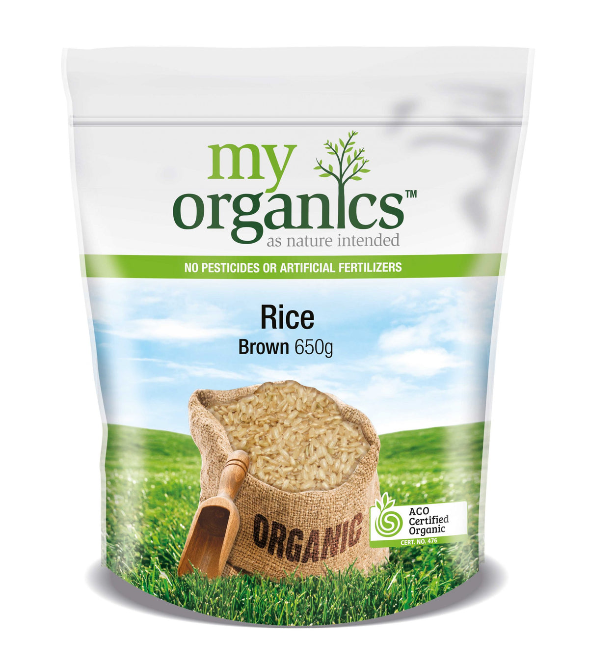 My Organics Brown Rice 650g