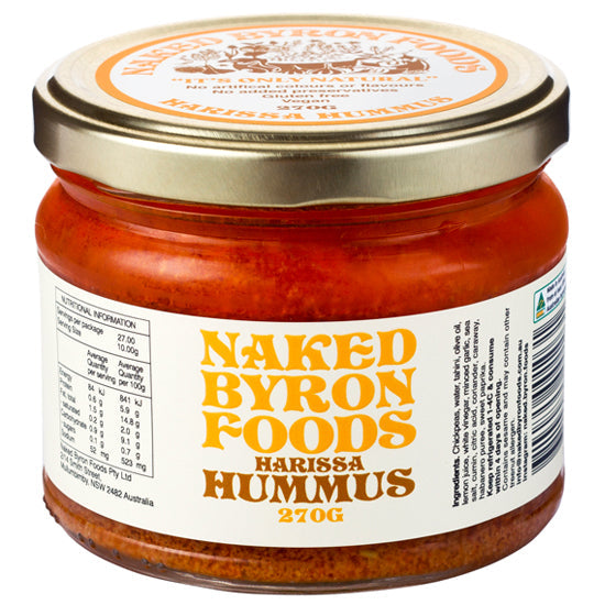 Naked Byron Foods Harissa Hummus 270g