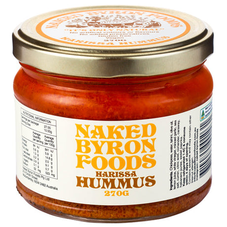 Naked Byron Foods Harissa Hummus 270g