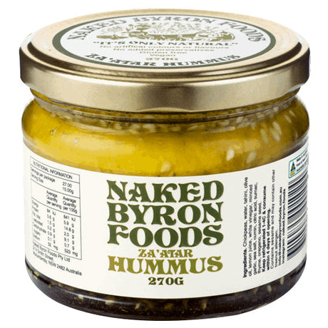 Naked Byron Foods Za'atar Hummus 270g