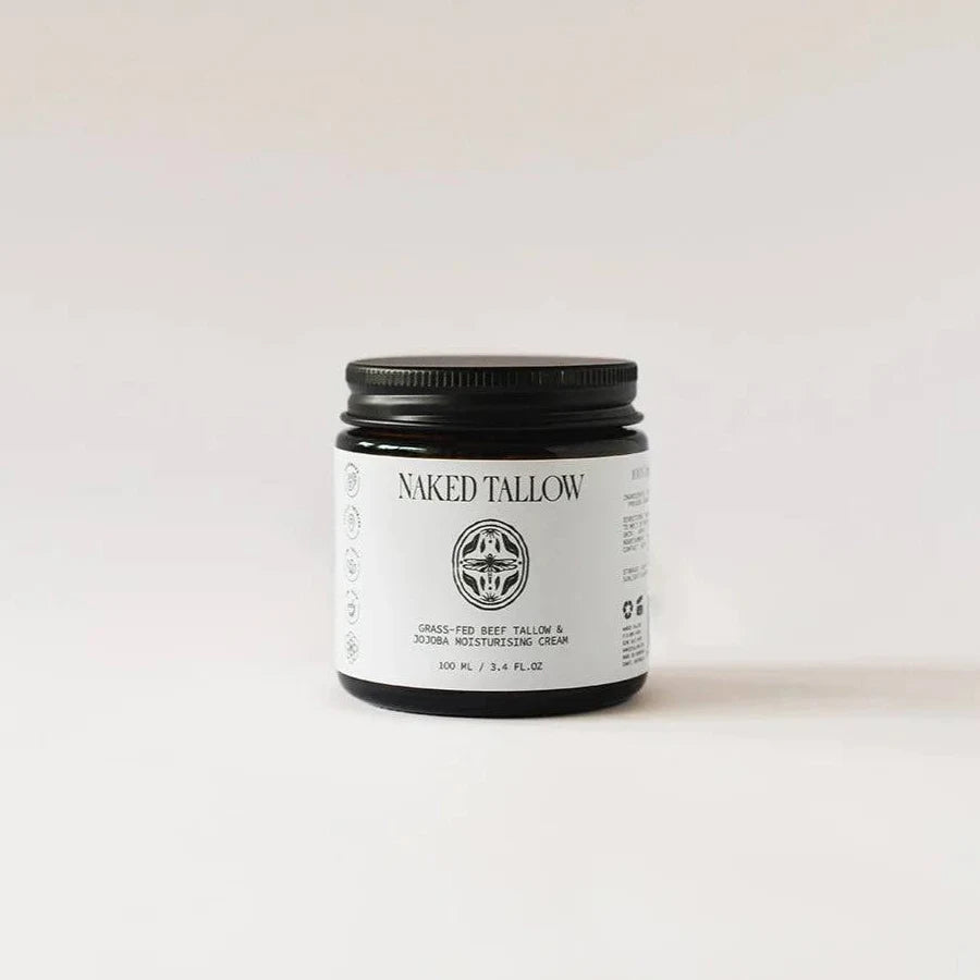 Naked Tallow Tallow & Jojoba Moisturising Cream 80g (Eczema and Psoriasis safe)
