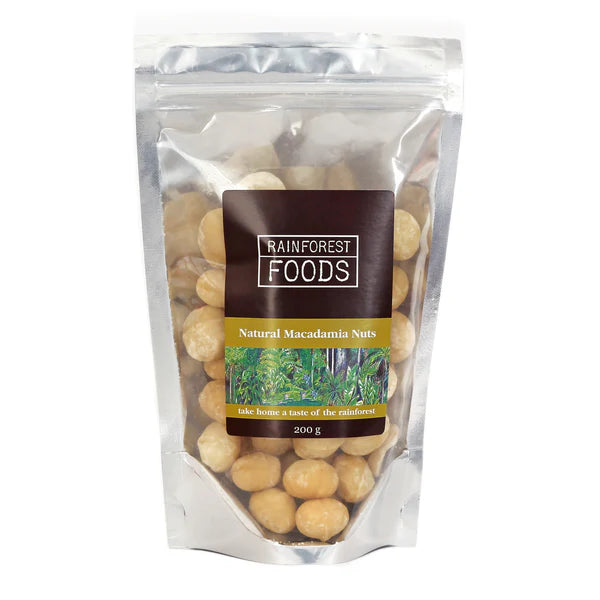 Rainforest Foods Natural Macadamia Nuts 200g