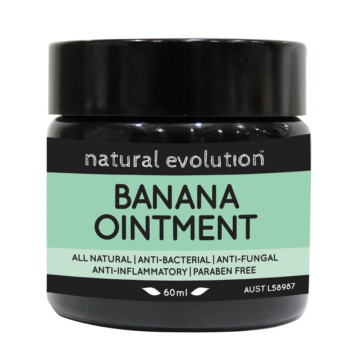 Natural Evolution Banana Ointment All Natural Healing 60ml