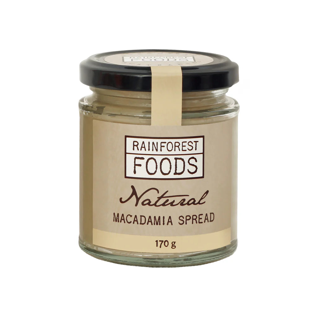 Rainforest Foods Natural Macadamia Spread 170g