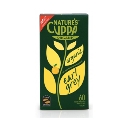 Natures Cuppa Earl Grey Energy Tea 132g x 60 Tea Bag