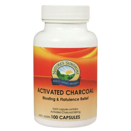 Natures Sunshine Activated Charcoal 100c