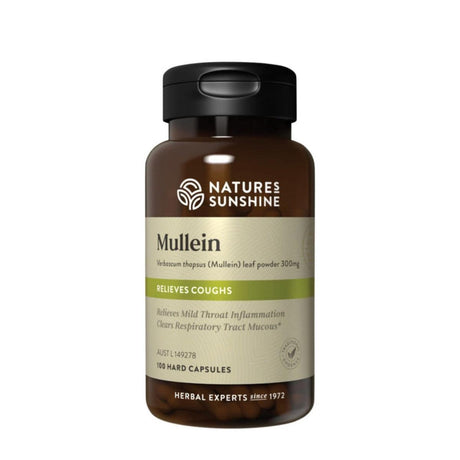 Natures Sunshine Mullein 300mg 100c