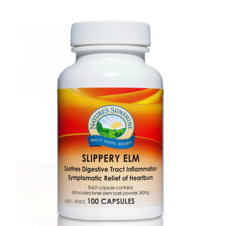 Nature's Sunshine Slippery Elm 360mg 100c