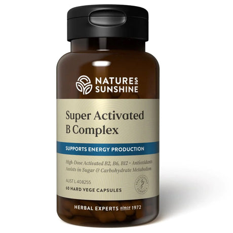 Natures Sunshine Super Act B Complex 60c