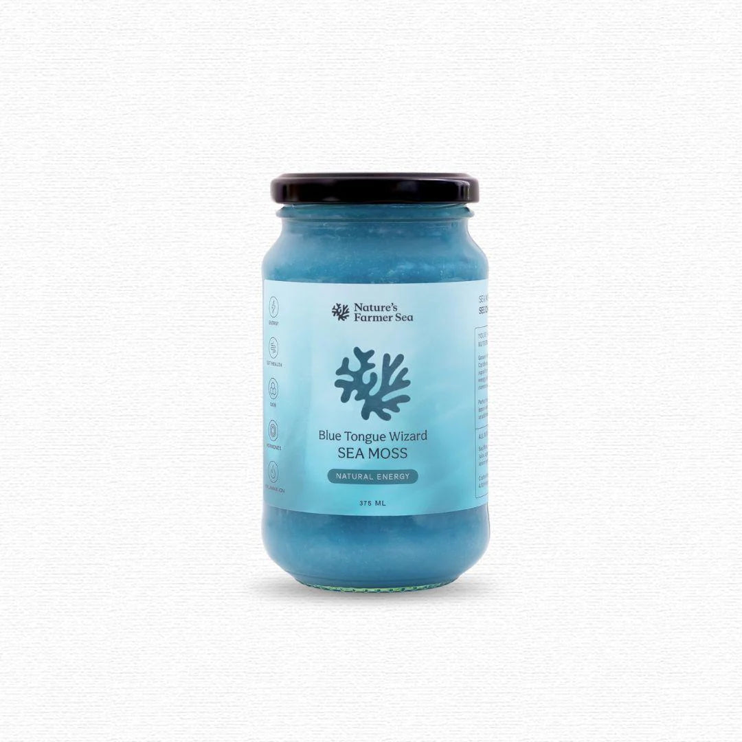 Natures Farmer Sea Moss Gel - Blue Tongue Wizard 375ml