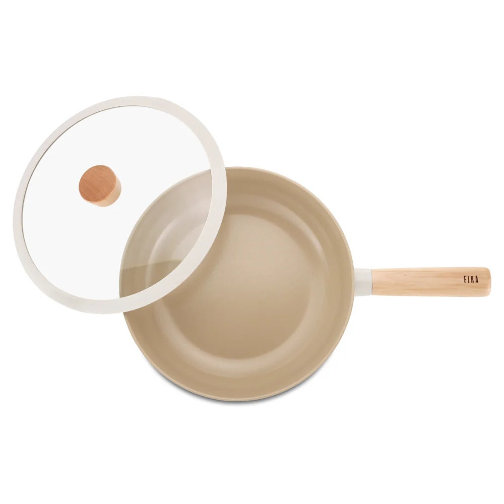 Neoflam Neoflam Wok 30cm Fika Glass Lid