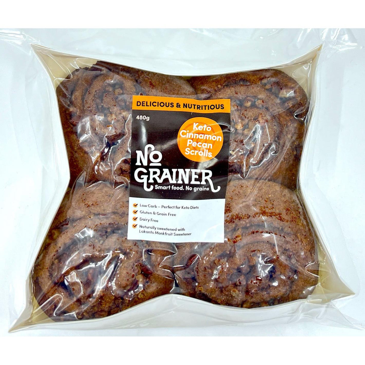 No Grainer Keto Cinnamon Scrol 480g