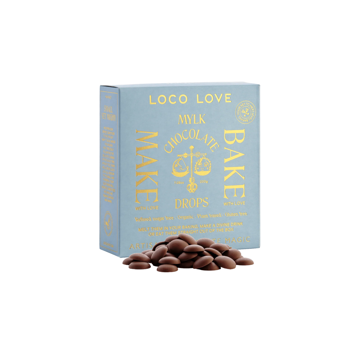 Loco Love Mylk Choc Drops 200g