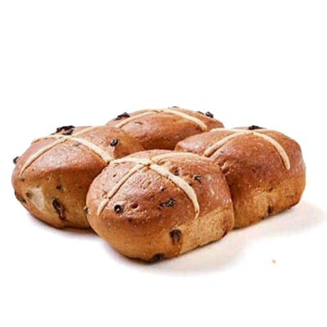 Nonie's GF Hot Cross Buns Classic 4pk