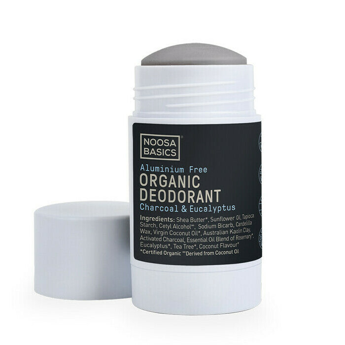Noosa Basics Deo Stick Charcoal Eucalpytus 60g