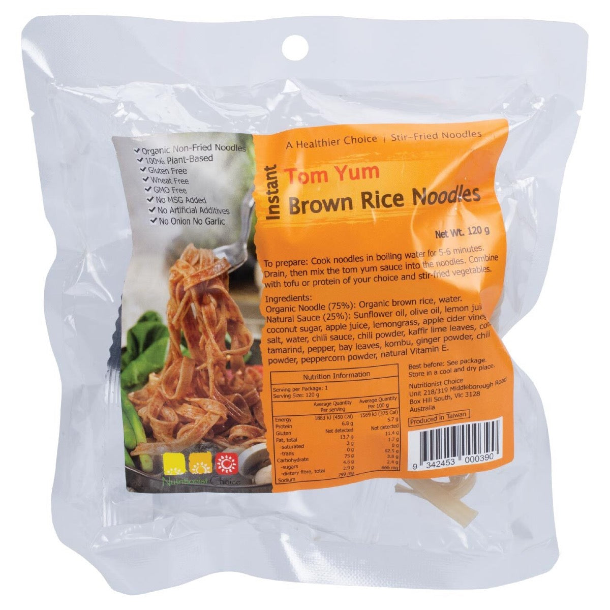 Nutritionist Choice N.Yum Noodle 120g