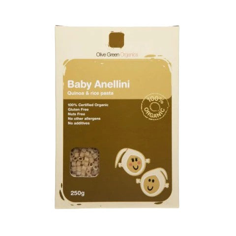 Olive Green Organics Baby Anellini Pasta 250g