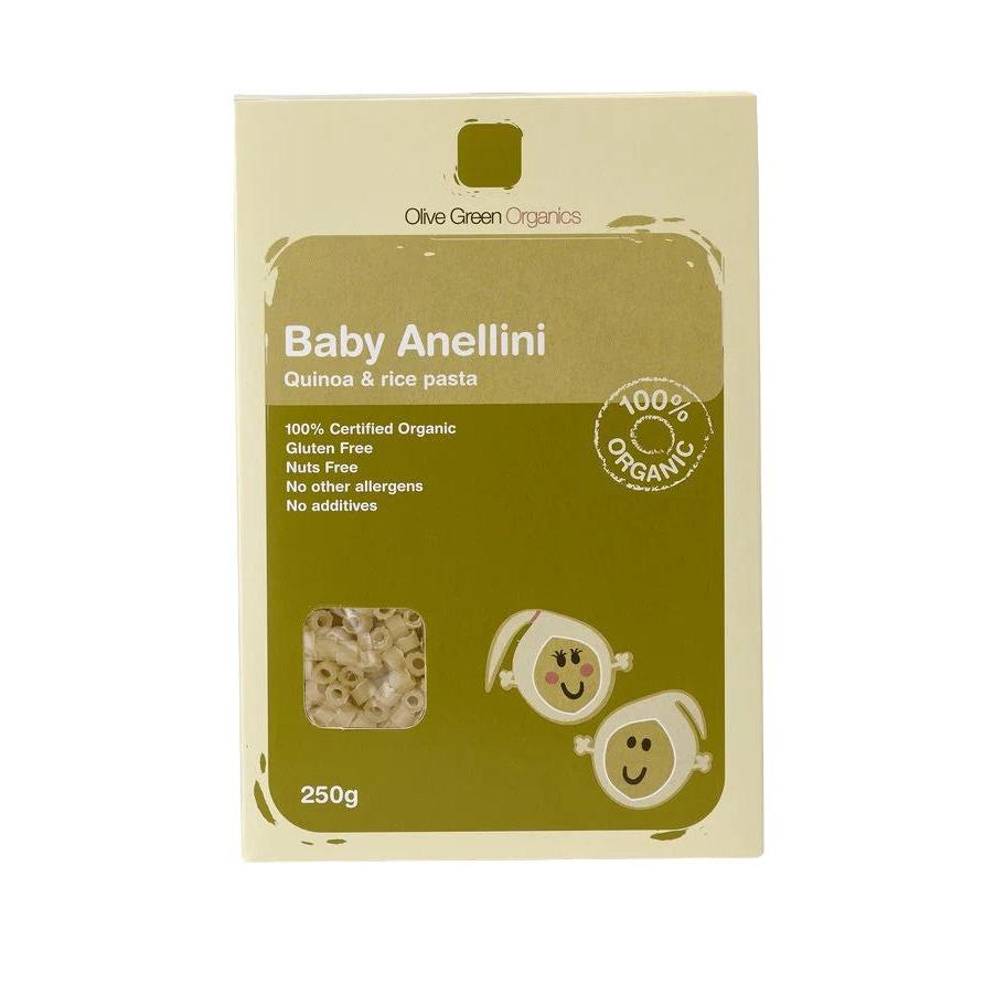Olive Green Organics Baby Anellini Pasta Quinoa