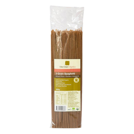 Olive Green Spaghetti 3 Grain