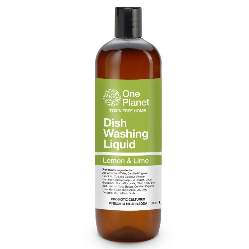 One Planet Dish Washing Liquid Lemon & Lime 500ml