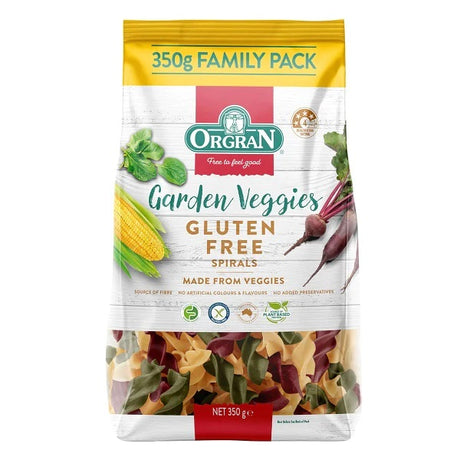 Organ Spirals Garden Veg 350g