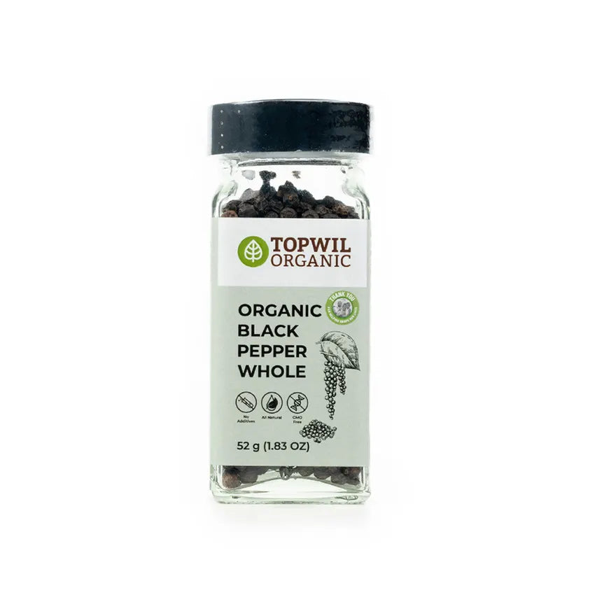 Topwil Black Pepper Whole 52g