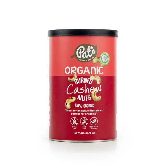 Pat's Org Burned Cashew 220g