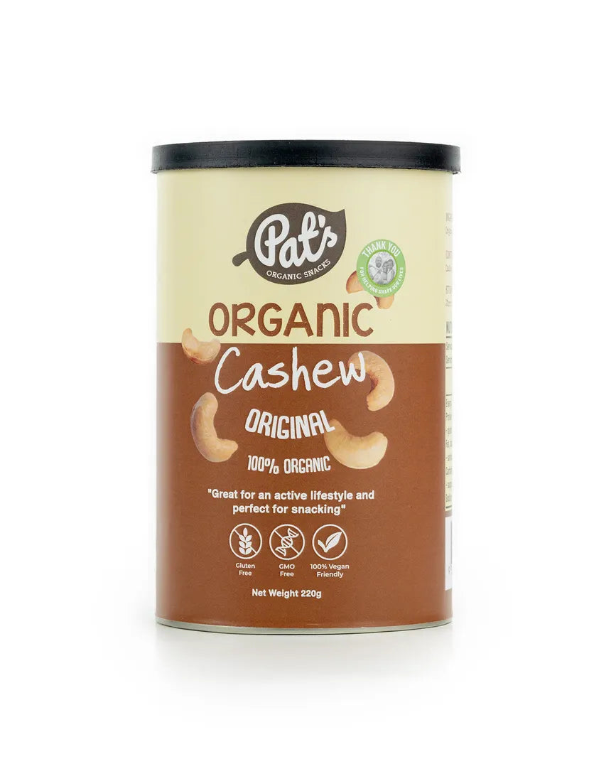 Pat's Org Original Cashew 220g