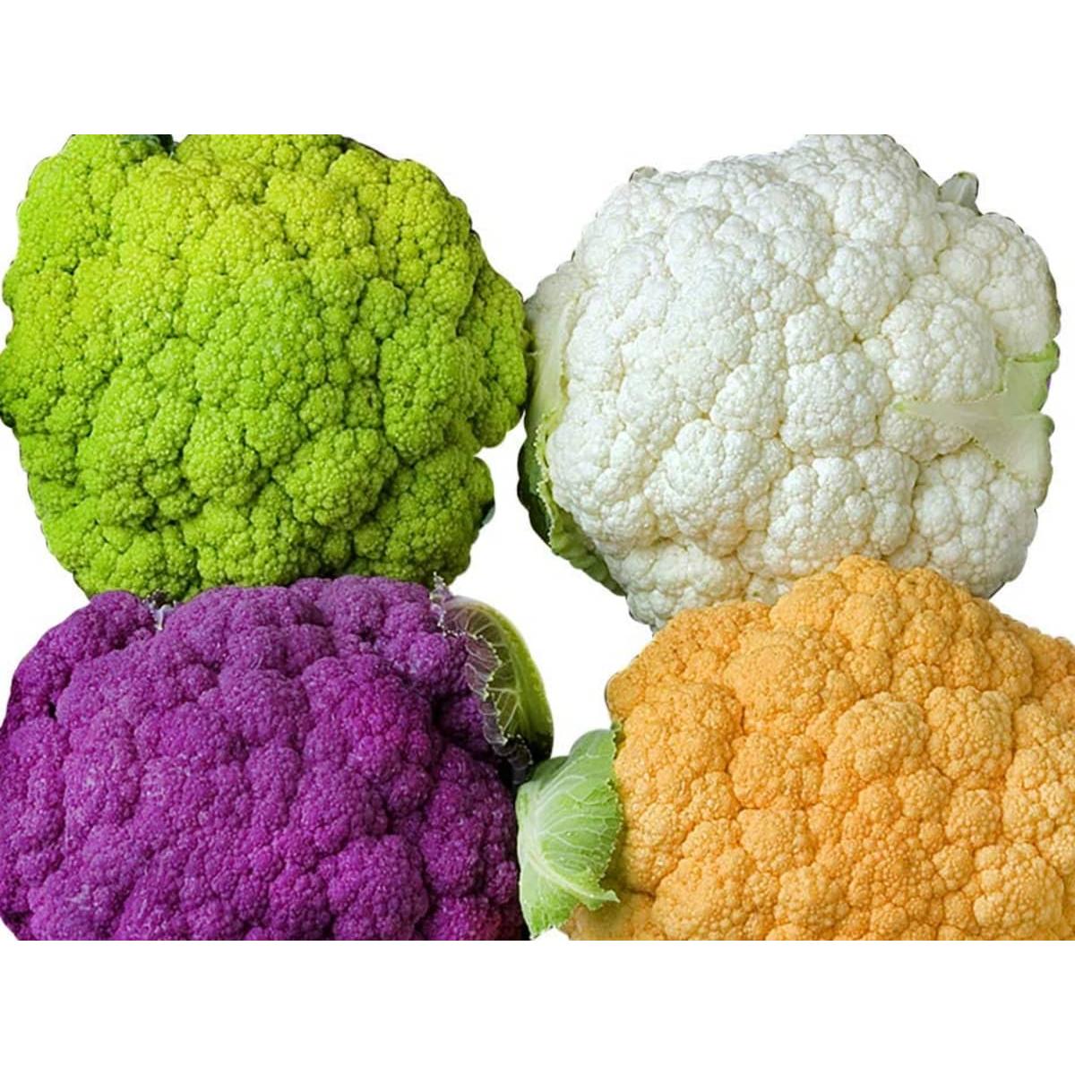 Organic Cauliflower (Colourful) Half