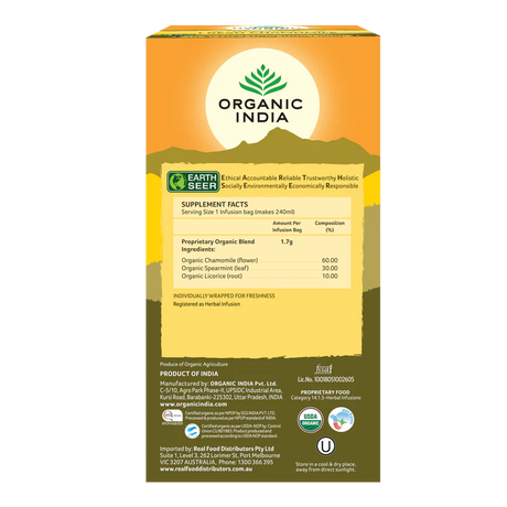 Organic India Fresh Chamomile 25tb